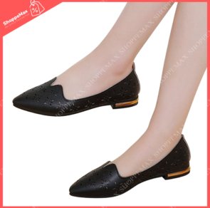 Flexible Doll Shoes Black