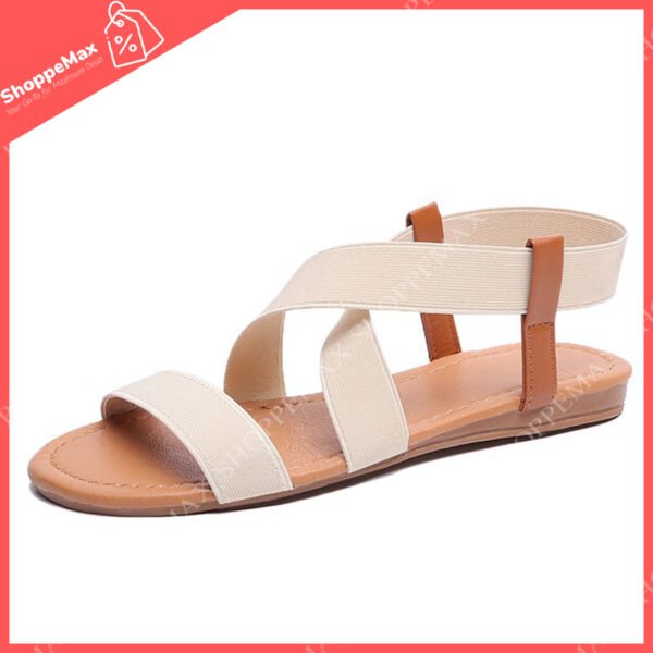 Non Slip Synthetic Leather sandals Beige