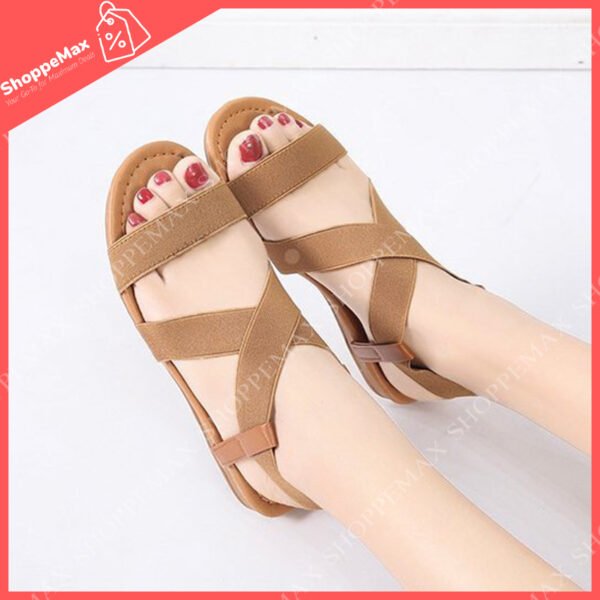 Non Slip Synthetic Leather sandals Brown