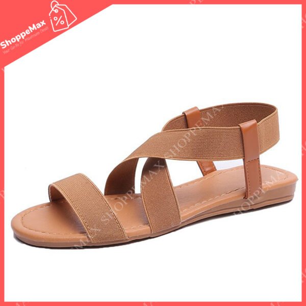 Non Slip Synthetic Leather sandals Brown