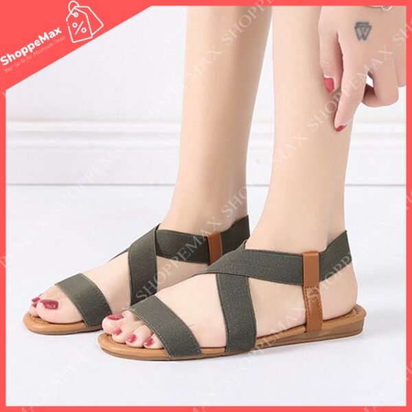 Non Slip Synthetic Leather sandals gray