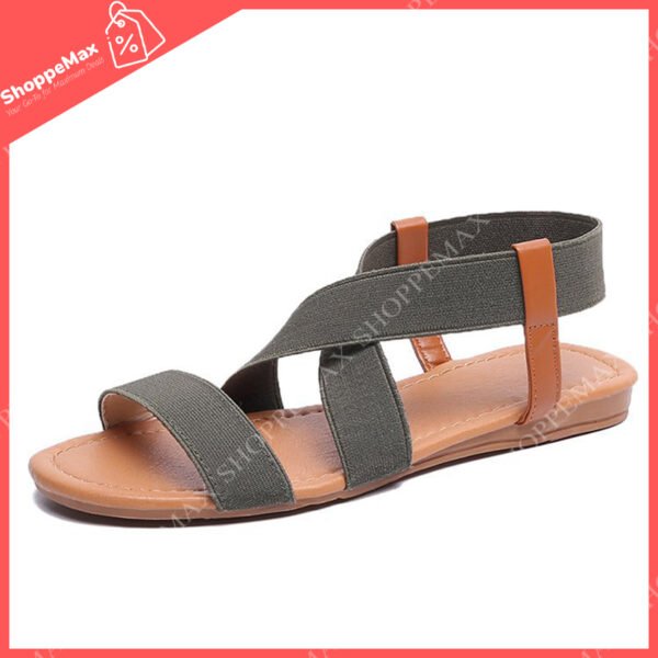 Non Slip Synthetic Leather sandals gray