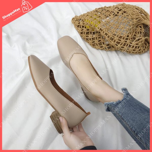 ShoppeMax Low thick-heeled Women shoes VTGM1 - Image 3