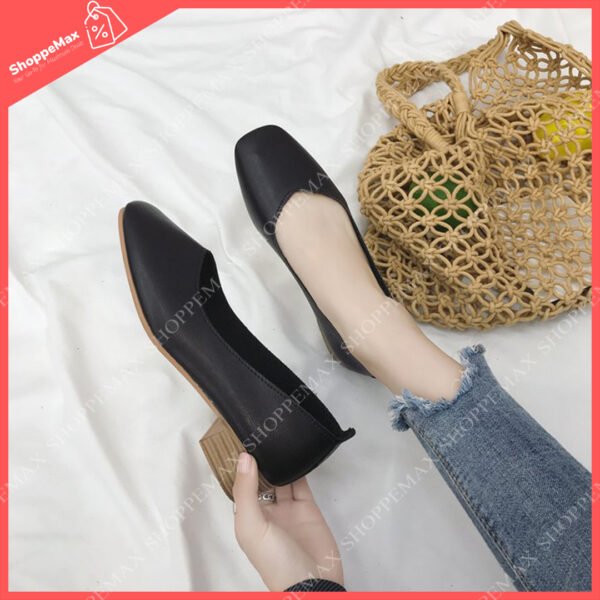 ShoppeMax Low thick-heeled Women shoes VTGM1