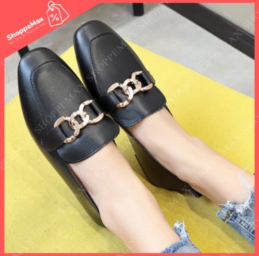 Synthetic Doll Shoes Black