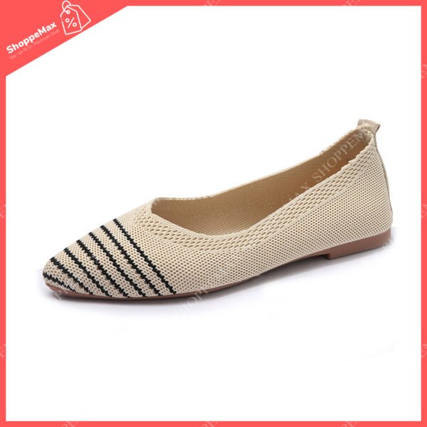 Cloth Doll Shoes pointed Beige
