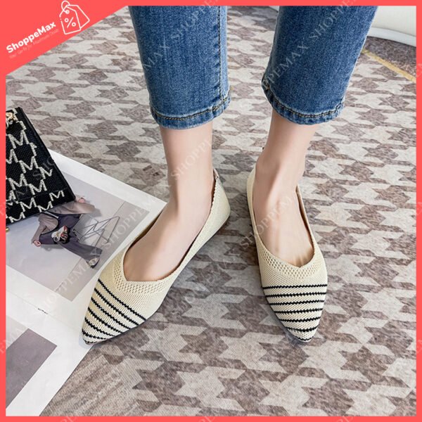 Cloth Doll Shoes pointed Beige